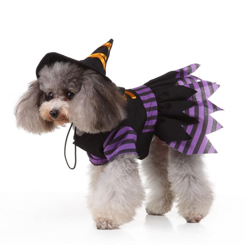 Funny Halloween Pet Costume Skirt - Purple Acrylic Skirt For Dogs